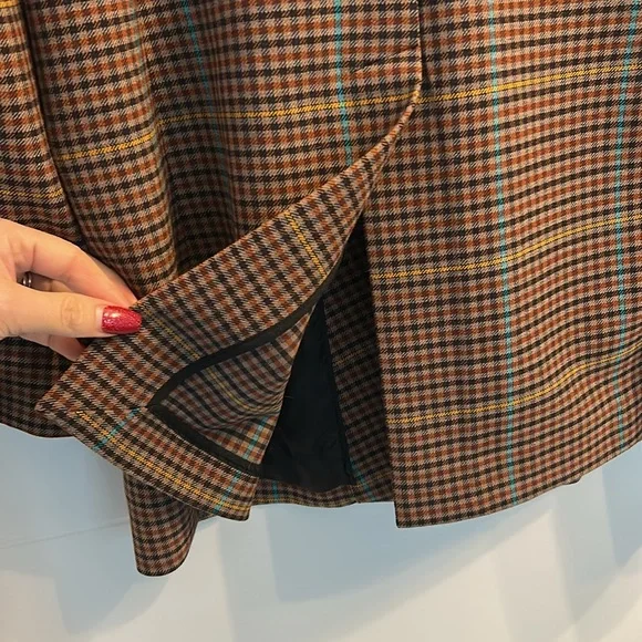 Wilfred Brown and Yellow Tailored Blazer - Picture 10 of 10